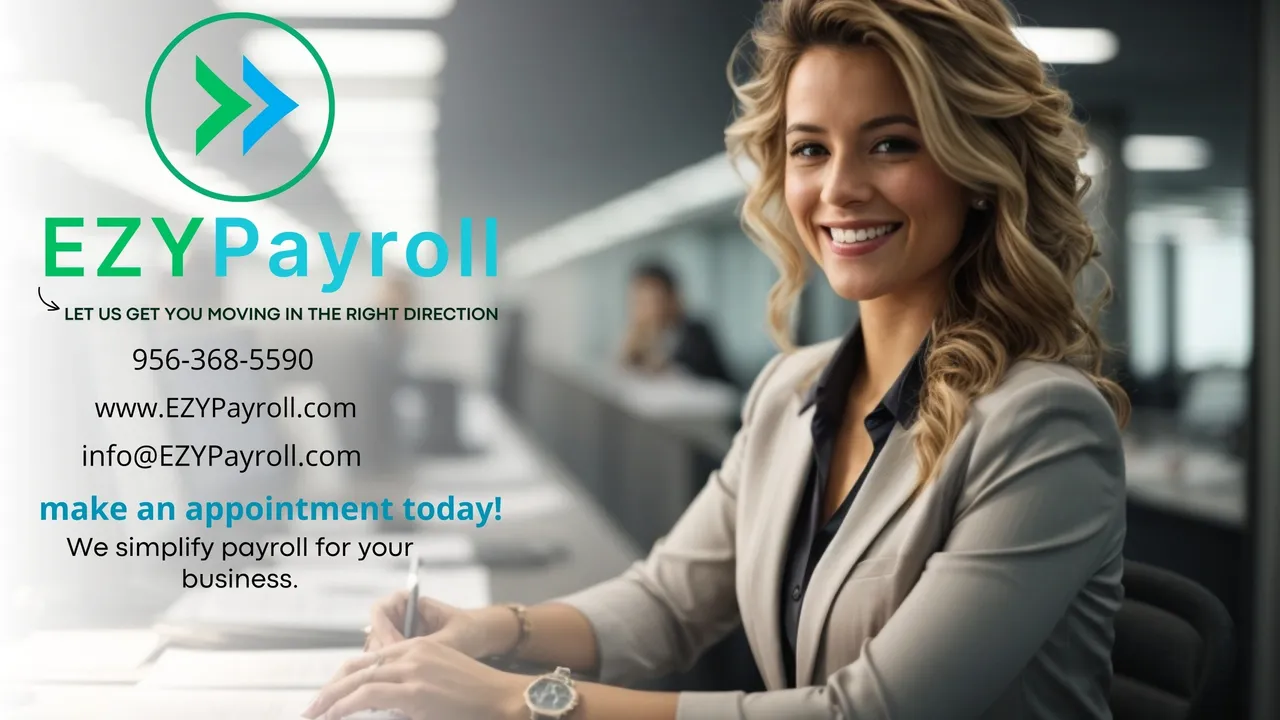 A woman sitting at her desk in an office.